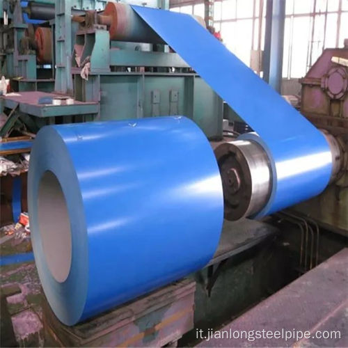 Bobina in acciaio zincato rivestito a colori Z180